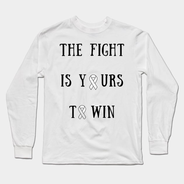 The fight is yours to win Long Sleeve T-Shirt by IOANNISSKEVAS